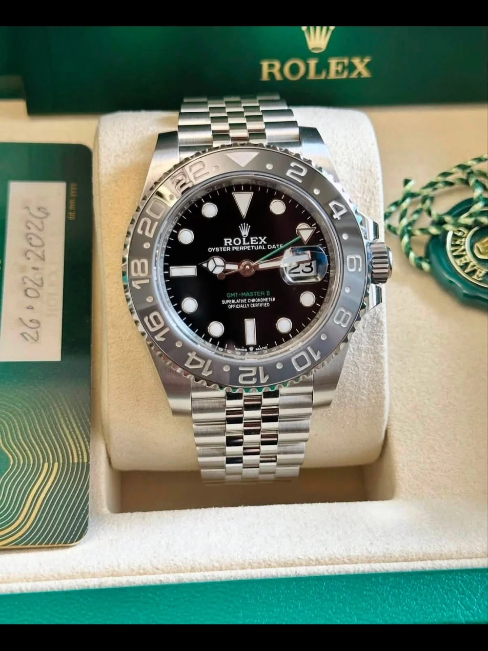 Rolex GMT Bruce Wayne 126710GRNR